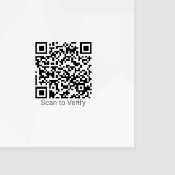 QR to verify Master in Artificial Intelligence credential